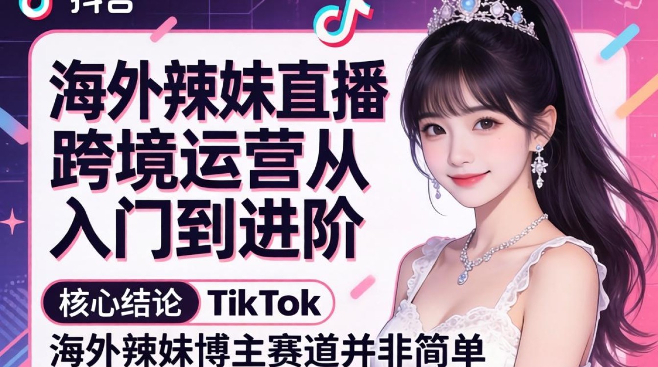 TikTok 海外辣妹博主跨境运营从入门到进阶