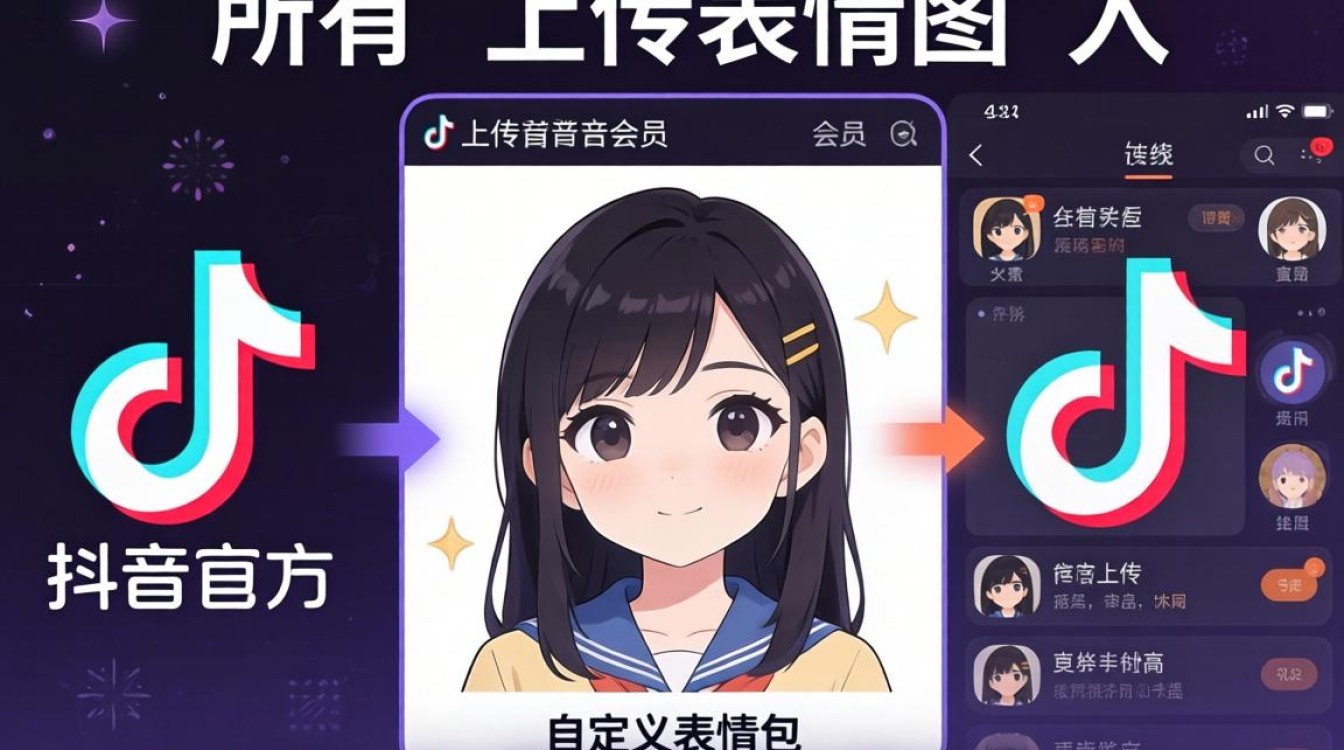 抖音会员怎么上传表情图