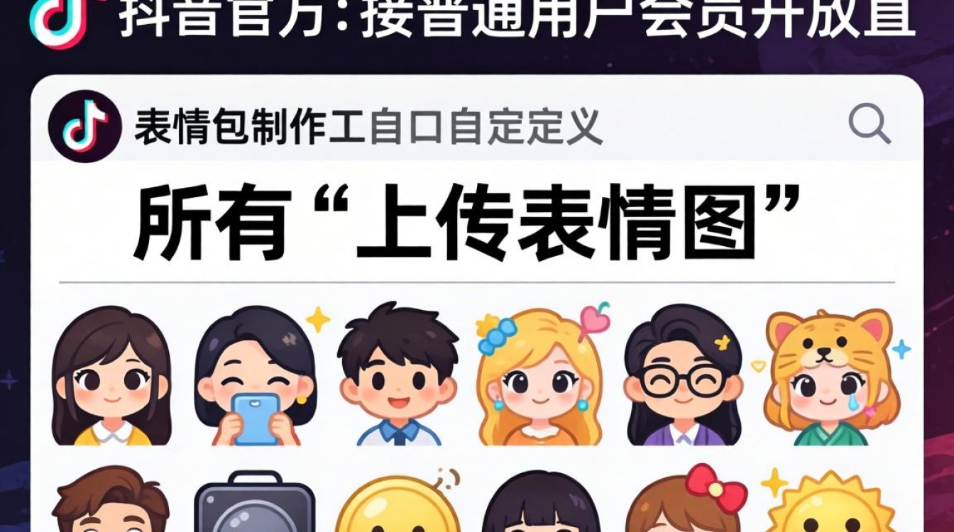 抖音会员怎么上传表情图