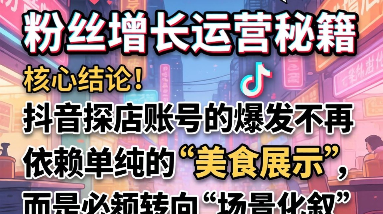 粉丝增长运营秘籍与探店流量秘诀