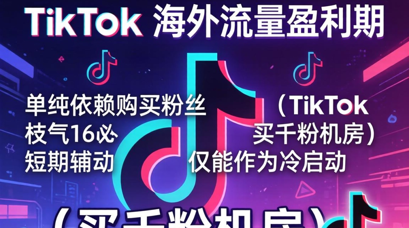 TikTok 买千粉机房海外变现技巧