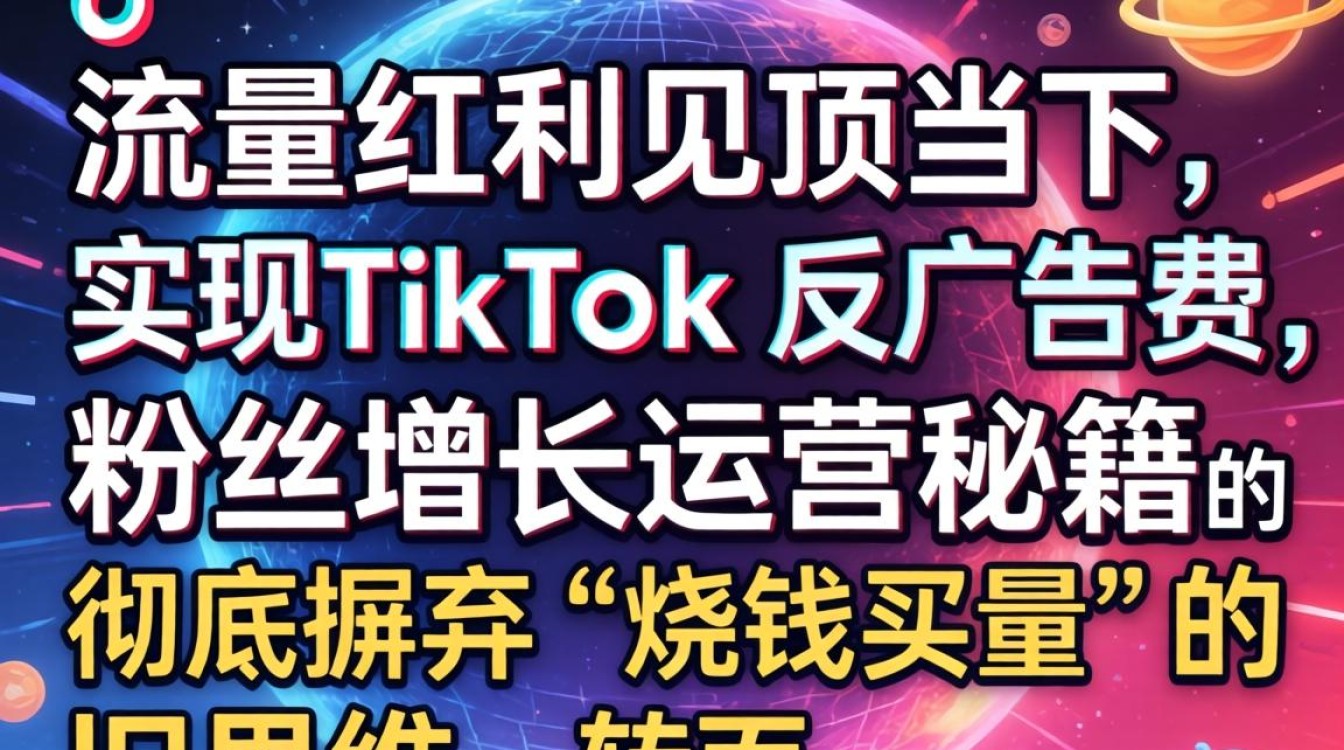 TikTok 反广告费粉丝增长运营秘籍