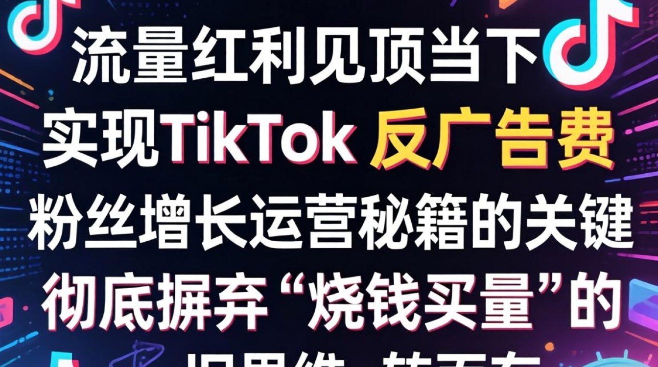 TikTok 反广告费粉丝增长运营秘籍