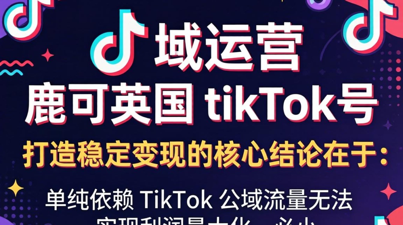 鹿可英国 TikTok 号怎么打造稳定变现