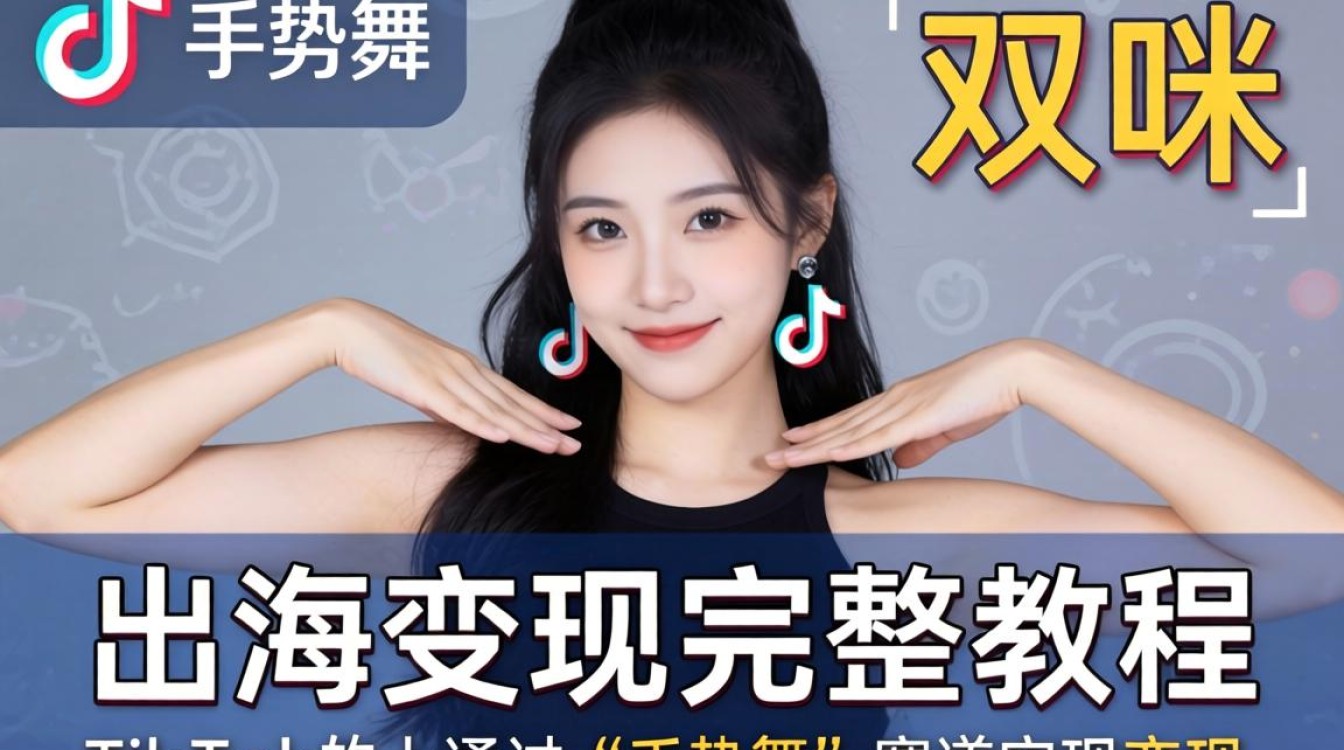 TikTok 手势舞艾米出海变现完整教程