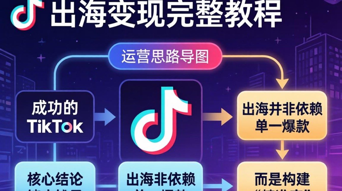 TikTok 运营思路导图 出海变现完整教程