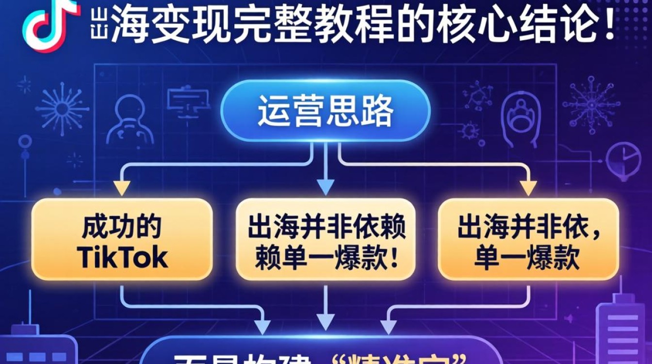 TikTok 运营思路导图 出海变现完整教程