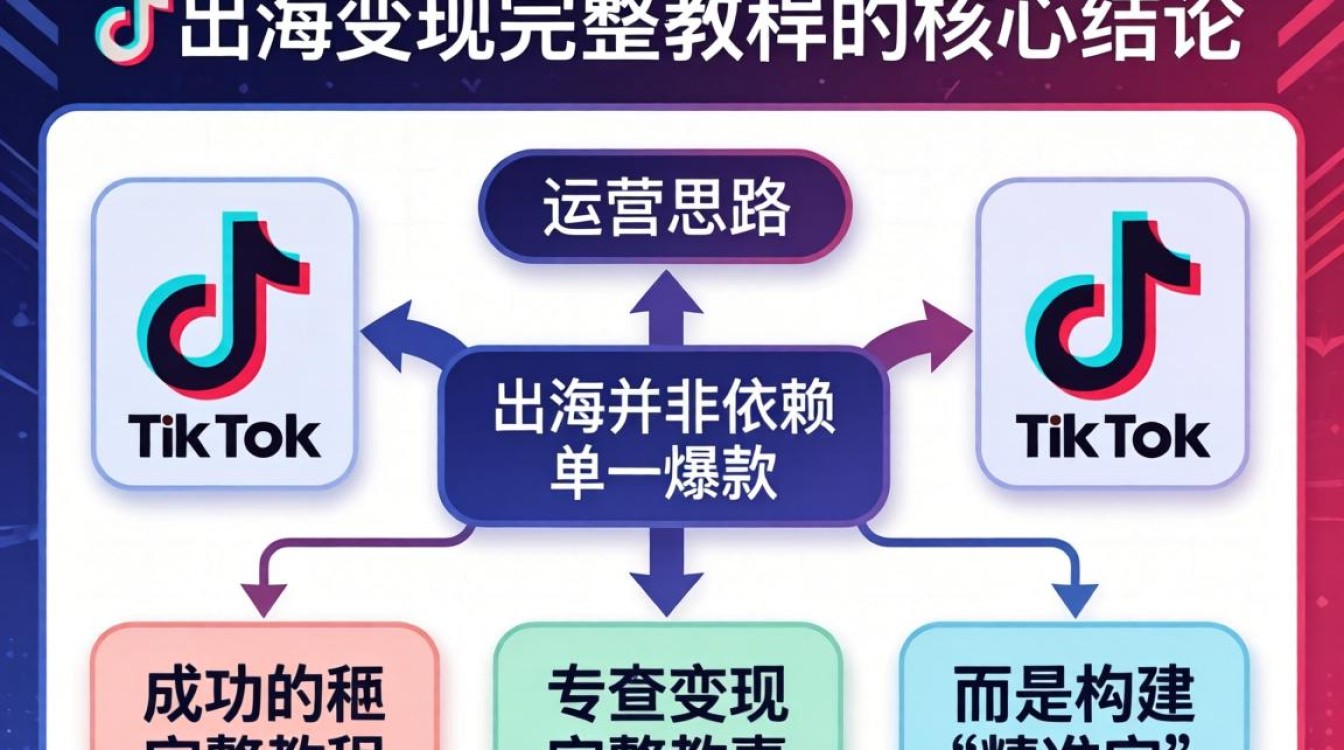 TikTok 运营思路导图 出海变现完整教程