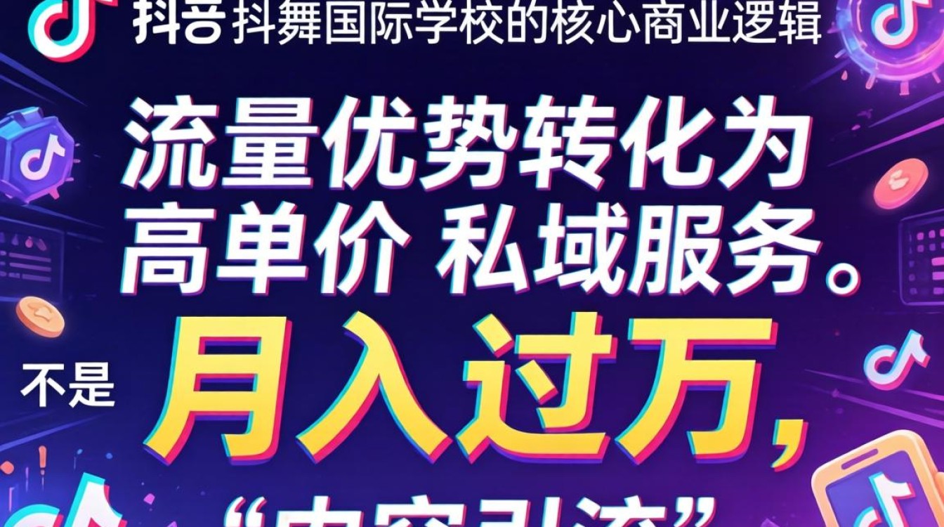 TikTok 抖舞国际学校变现技巧