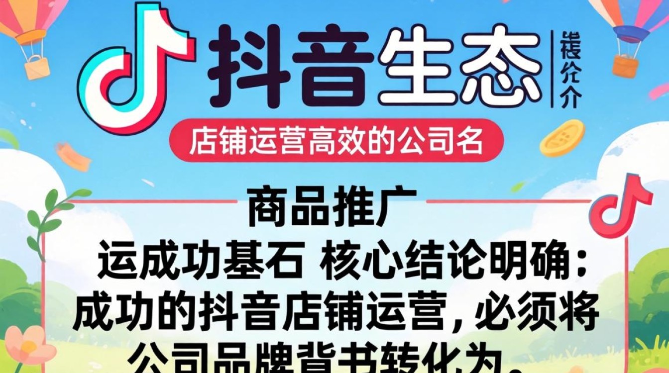 抖音店铺运营与商品推广技巧