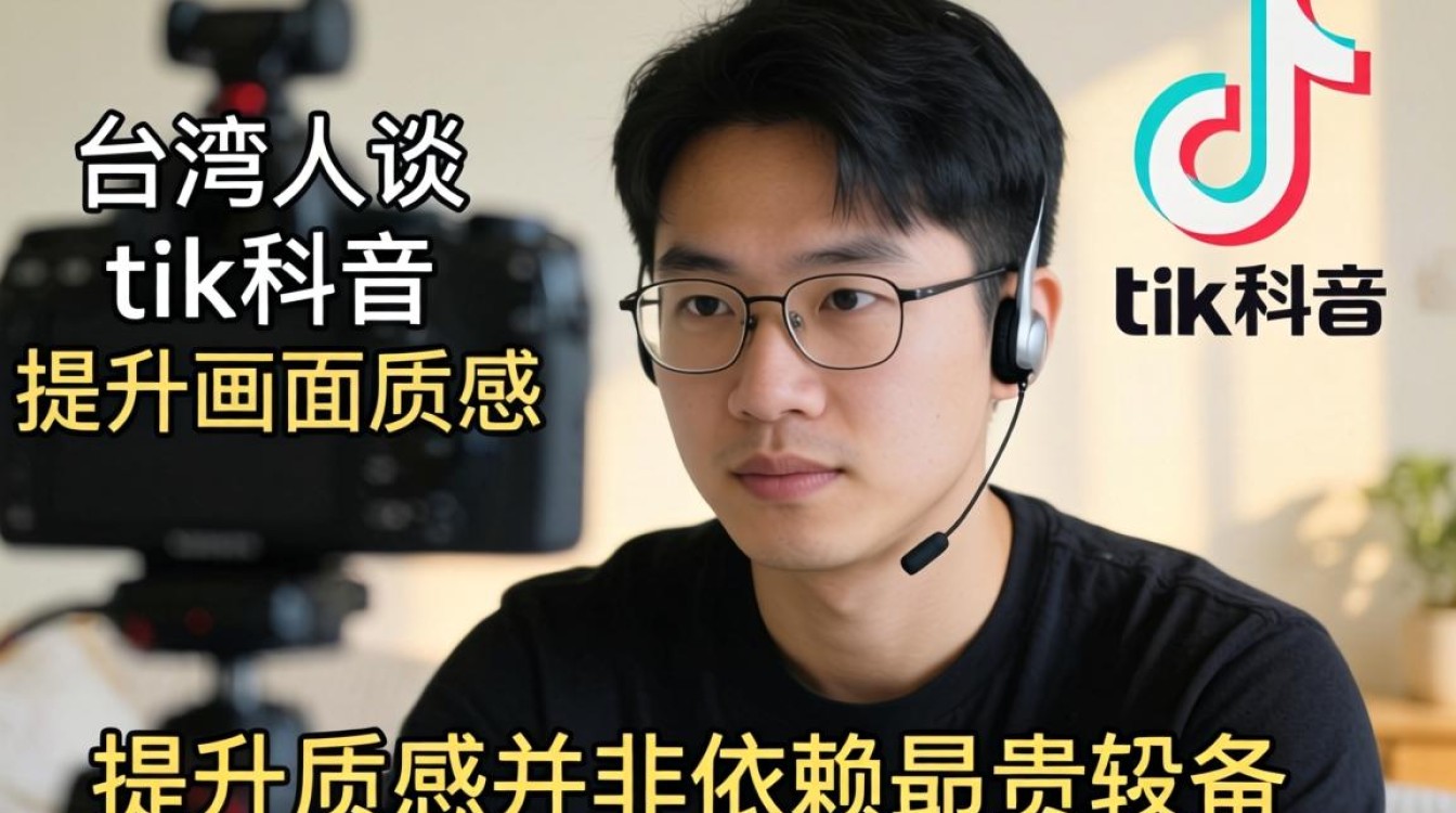 视频拍摄台湾人谈 TikTok 提升画面质感
