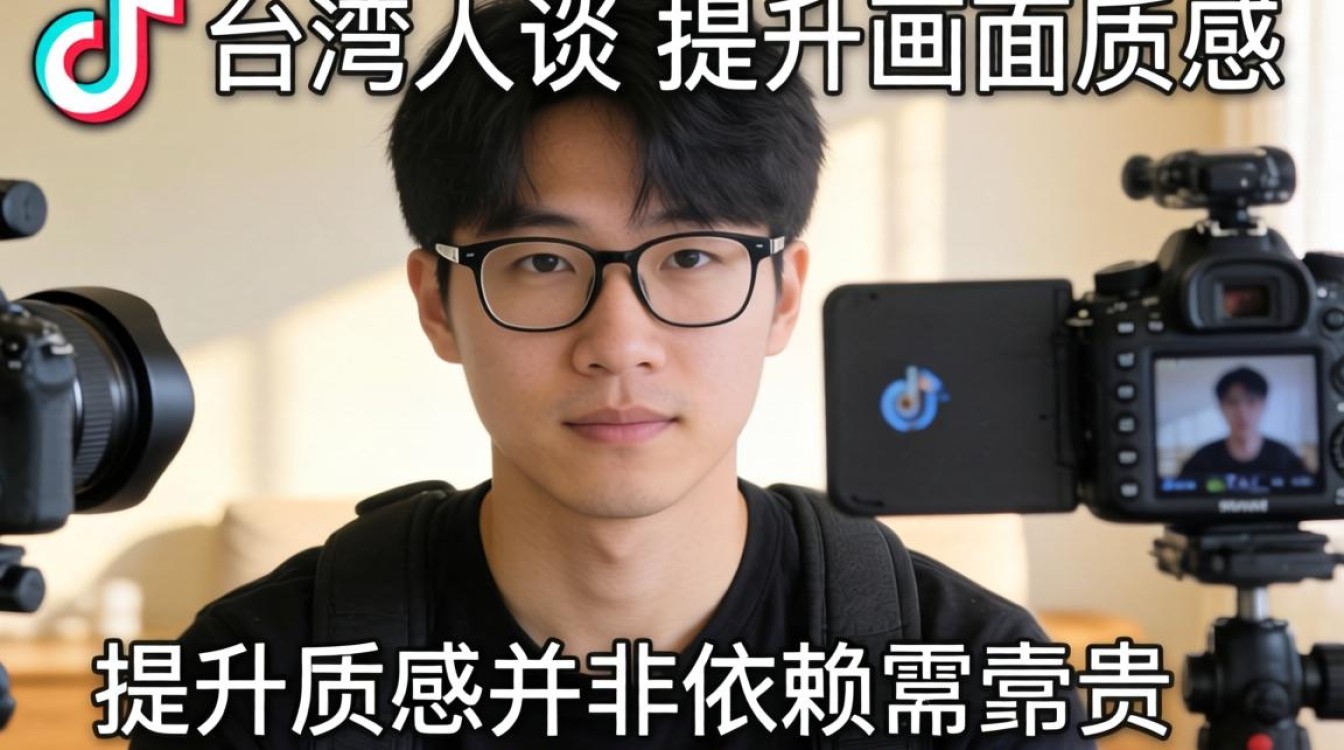 视频拍摄台湾人谈 TikTok 提升画面质感