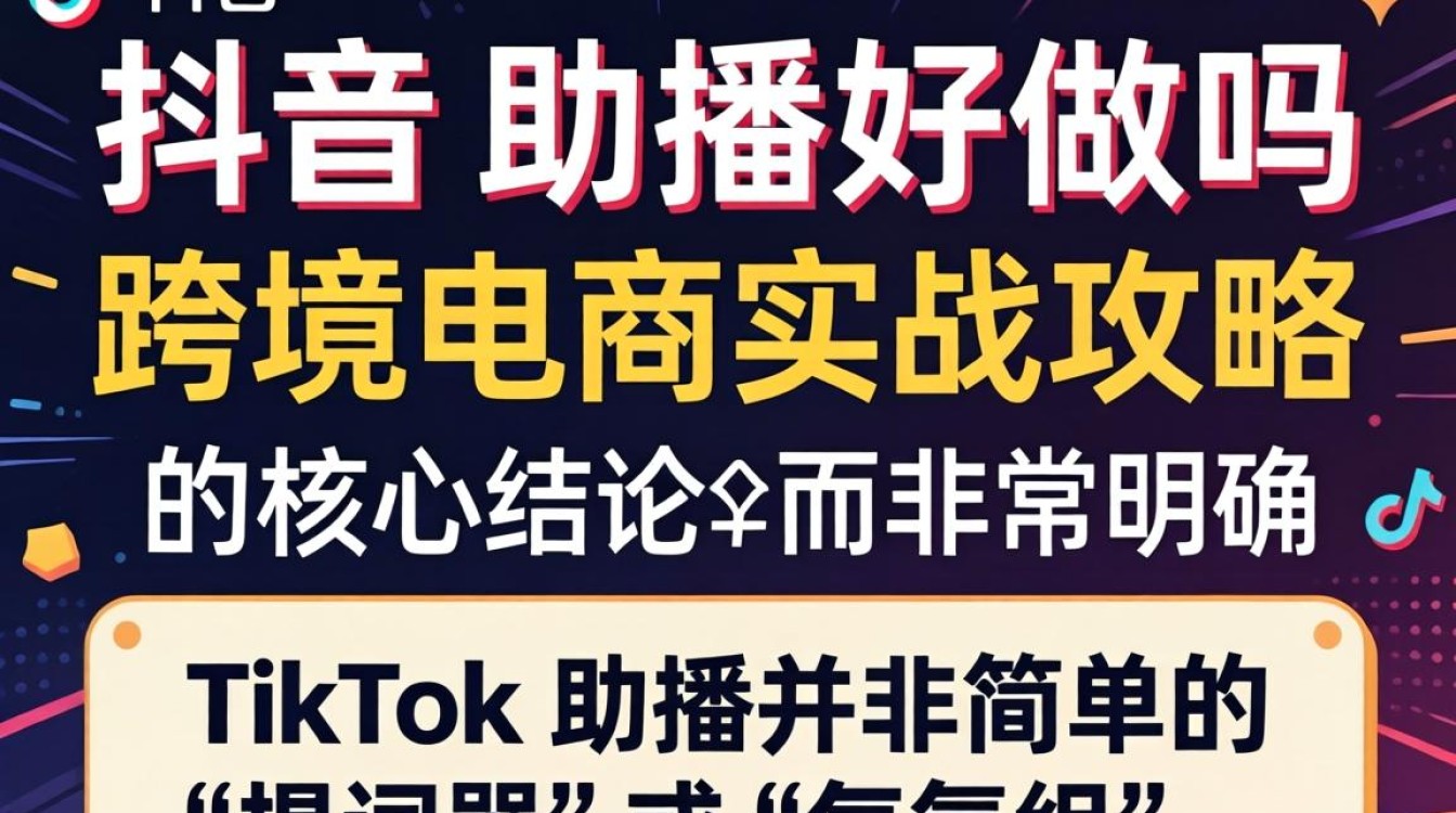 TikTok 助播好做吗