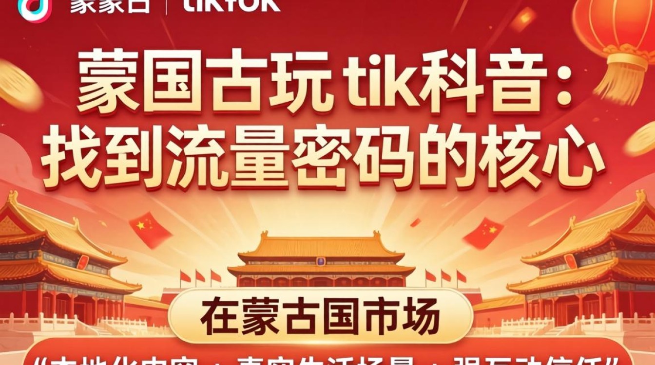 商品推广蒙古人玩tiktok找到流量密码