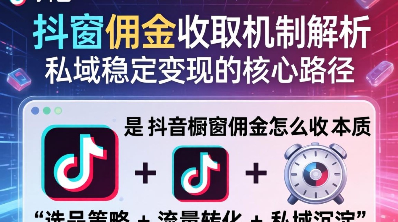 佣金收取规则及打造稳定变现私域运营