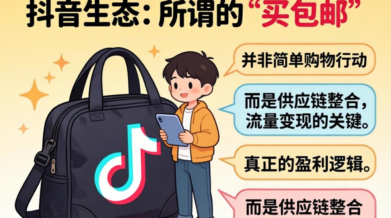 抖音包邮商品购买技巧与电商变现盈利模式