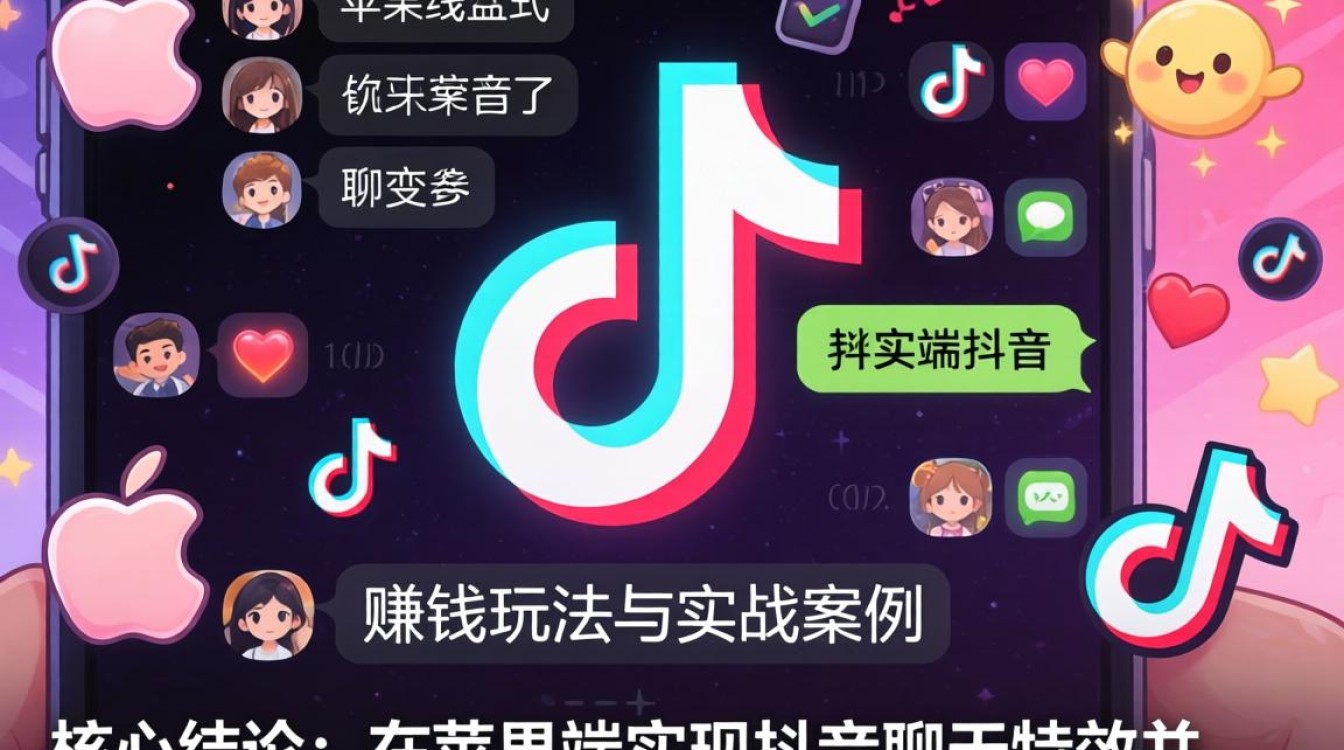 苹果抖音聊天特效教程及赚钱玩法实战案例