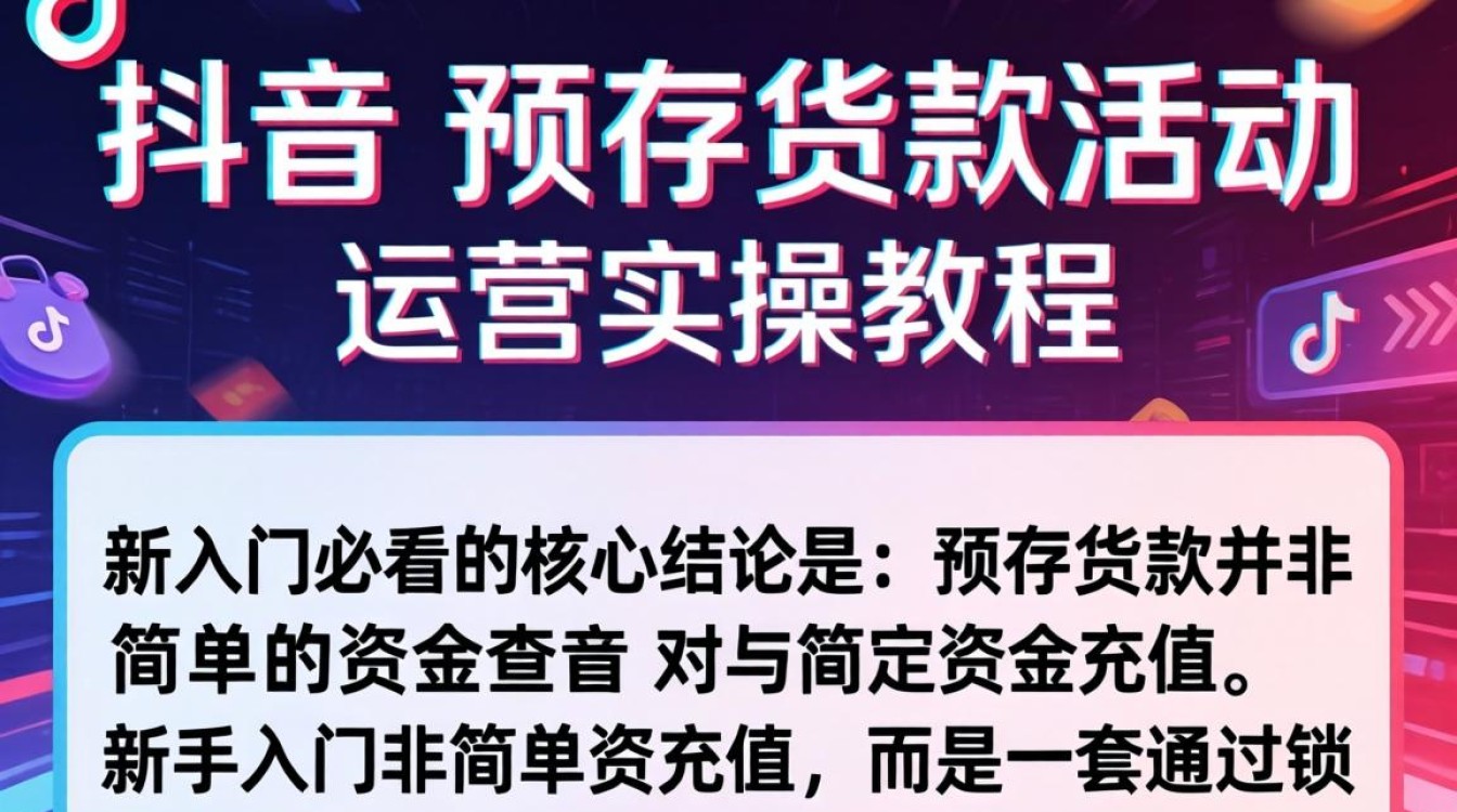 TikTok 预存货款活动怎么操作