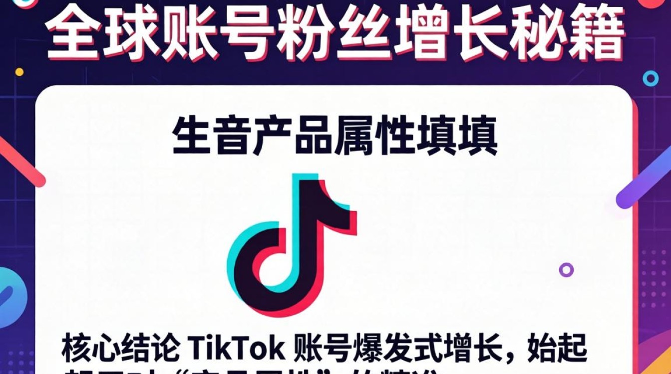 TikTok 产品属性怎么填