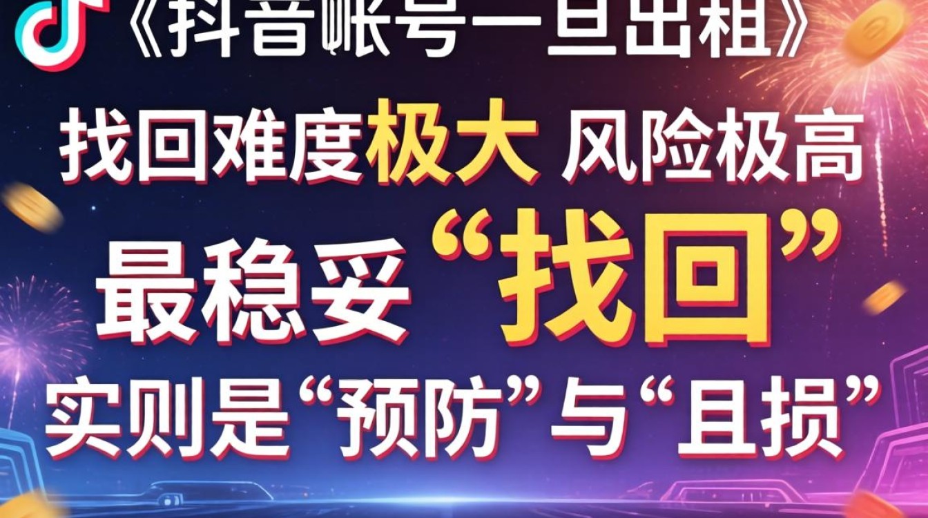 租我的抖音号怎么找回