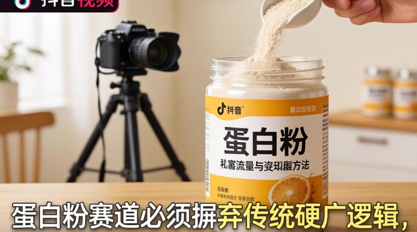 蛋白粉视频拍摄技巧与私域流量变现方法