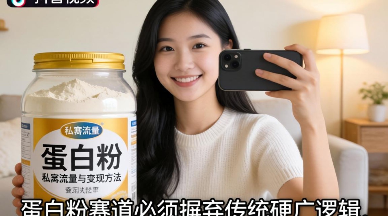 蛋白粉视频拍摄技巧与私域流量变现方法