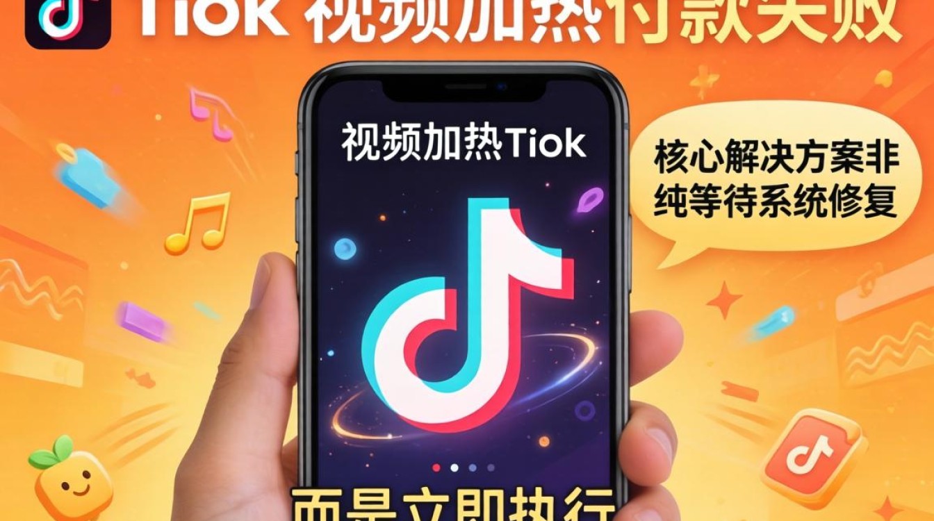 TikTok 视频加热付款失败怎么办