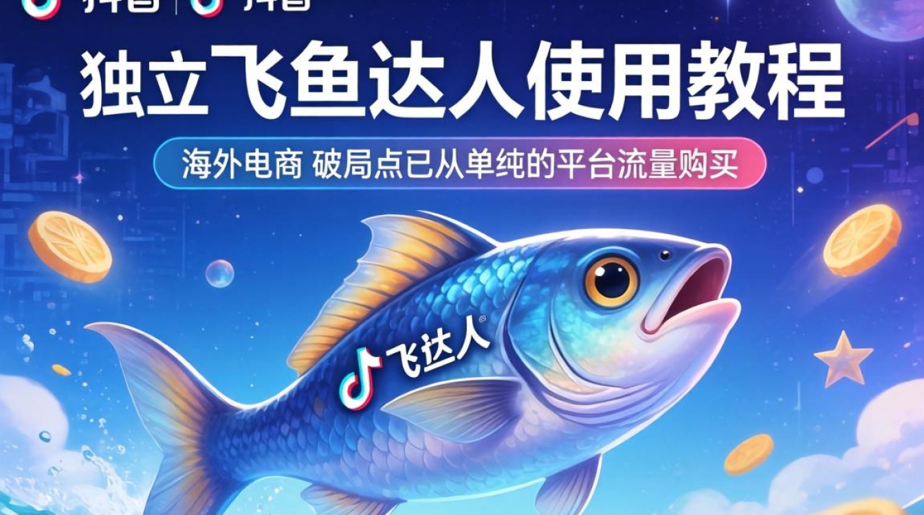 TikTok 飞鱼达人使用教程独立站建站海外电商指南