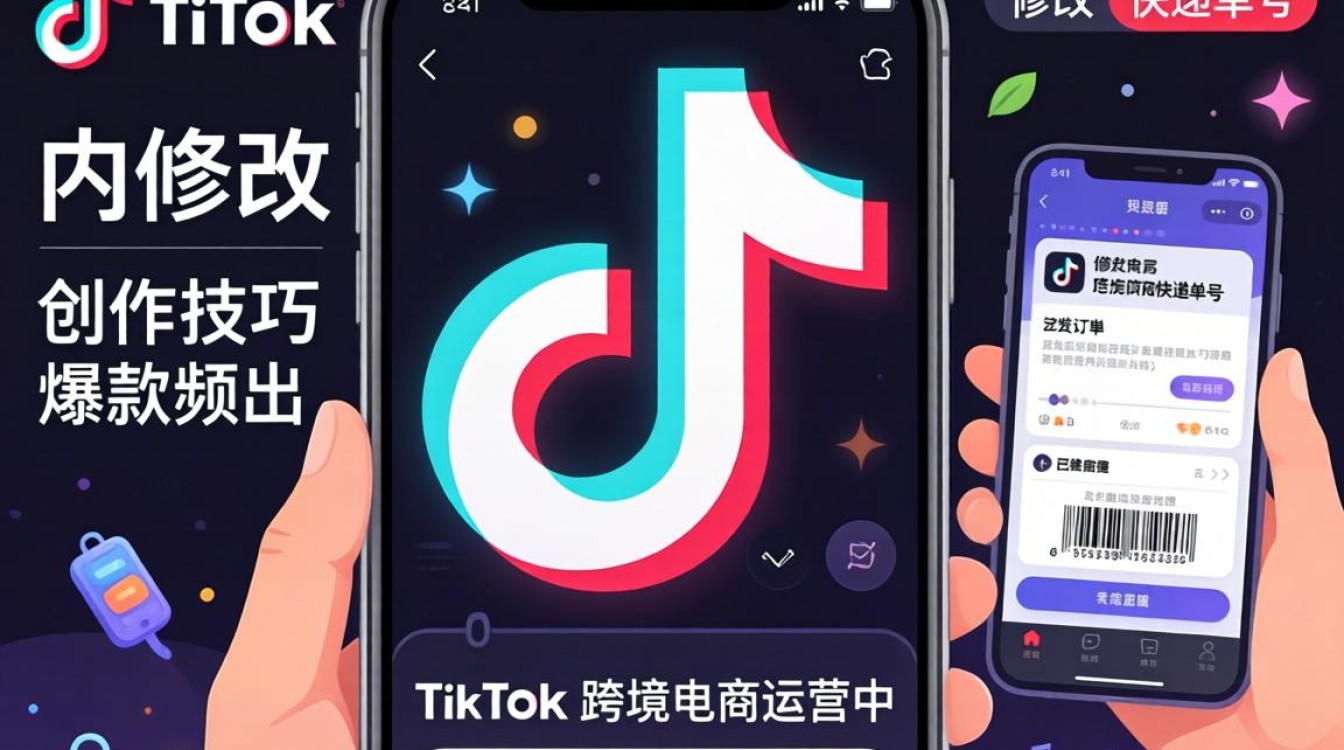 TikTok 怎么修改快递单号
