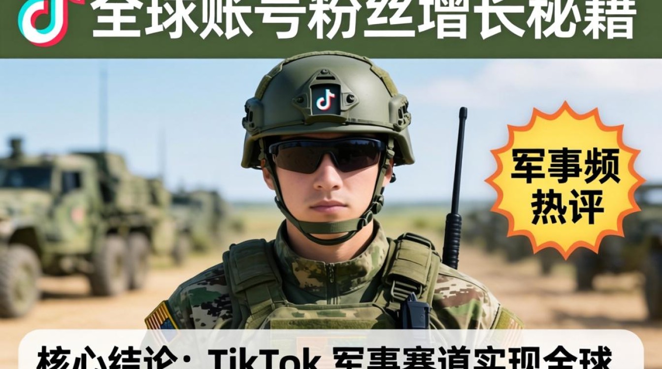 TikTok 军事视频热评全球账号粉丝增长秘籍