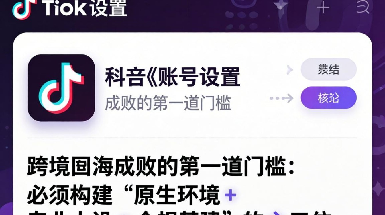 TikTok 的账号如何设置