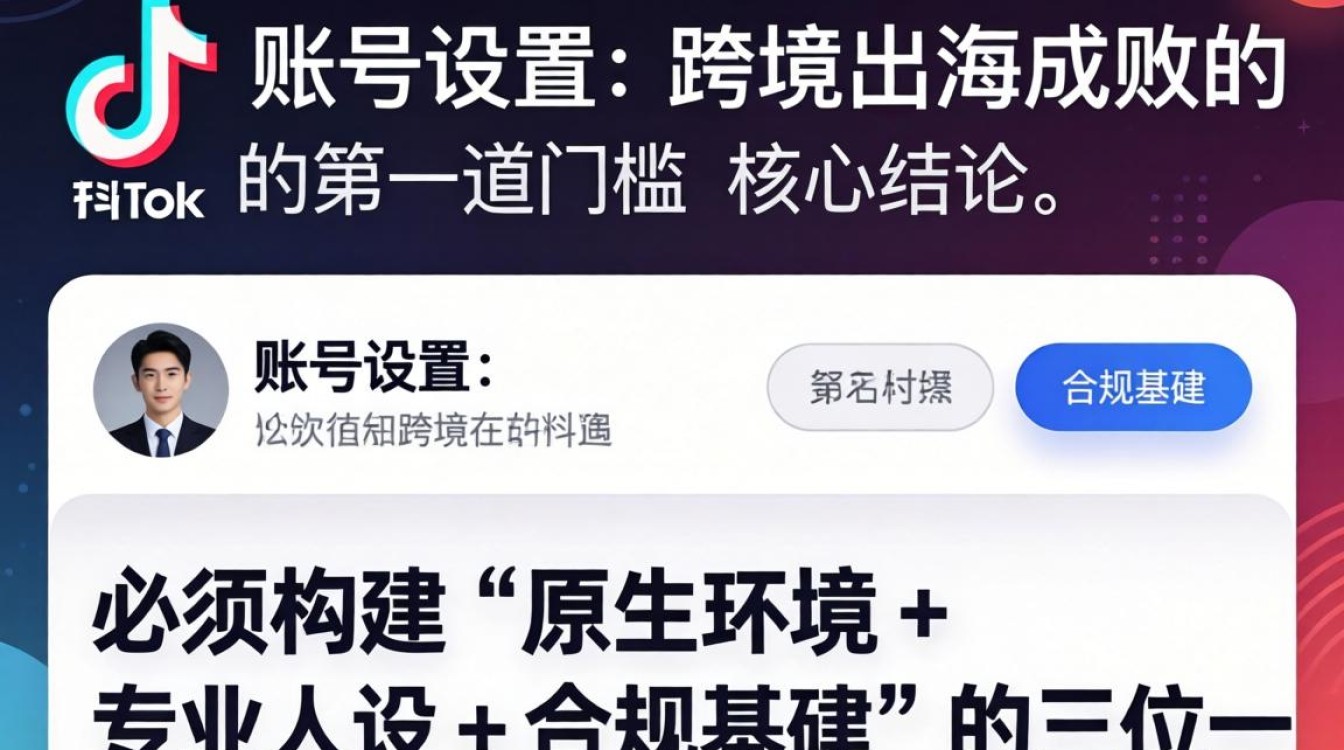 TikTok 的账号如何设置