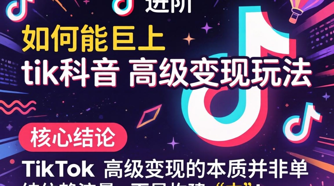 运营进阶如何能用上tiktok高级变现玩法