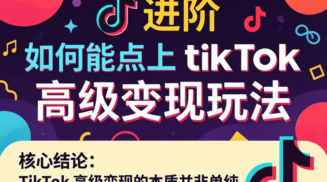 运营进阶如何能用上tiktok高级变现玩法