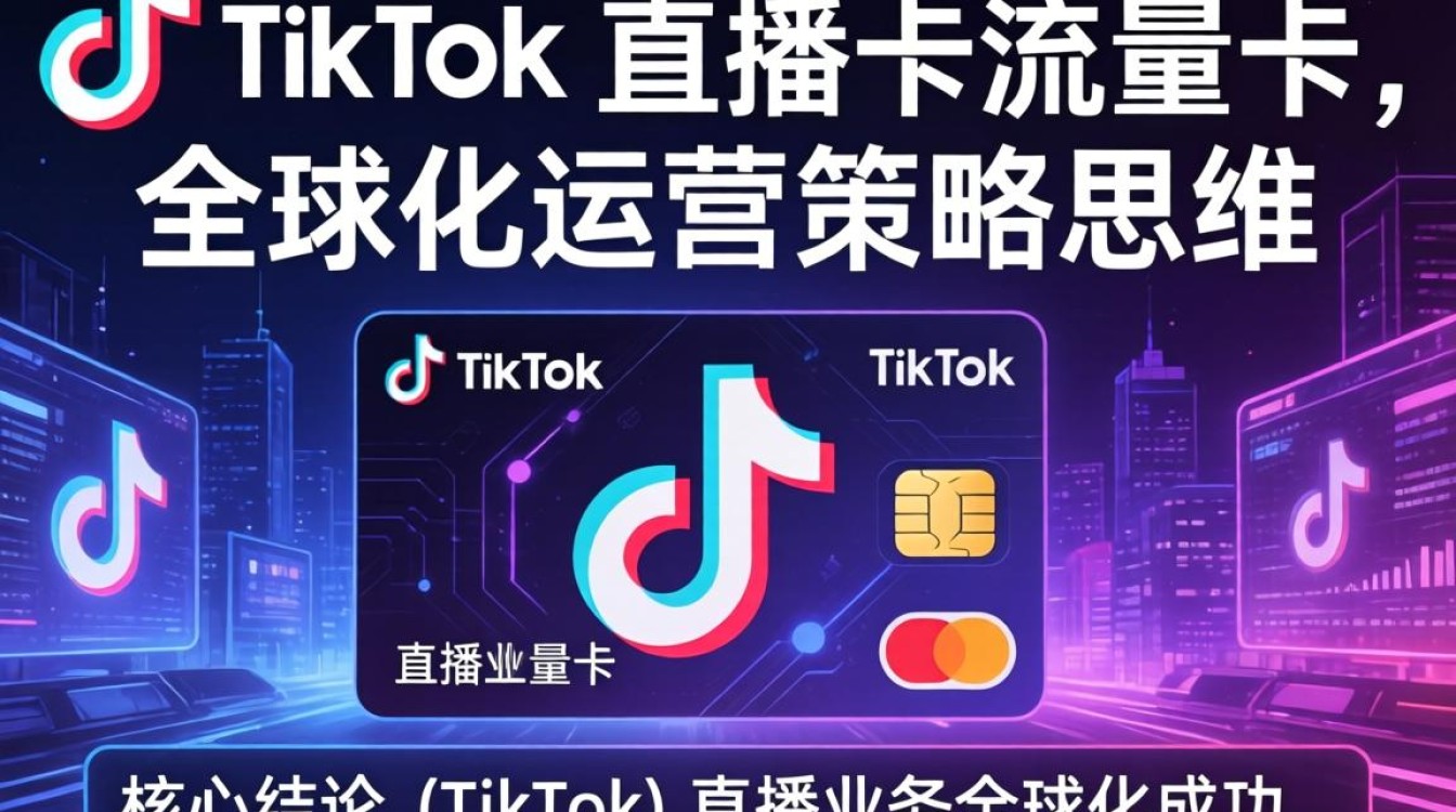 TikTok 直播卡流量卡 全球化运营策略思维