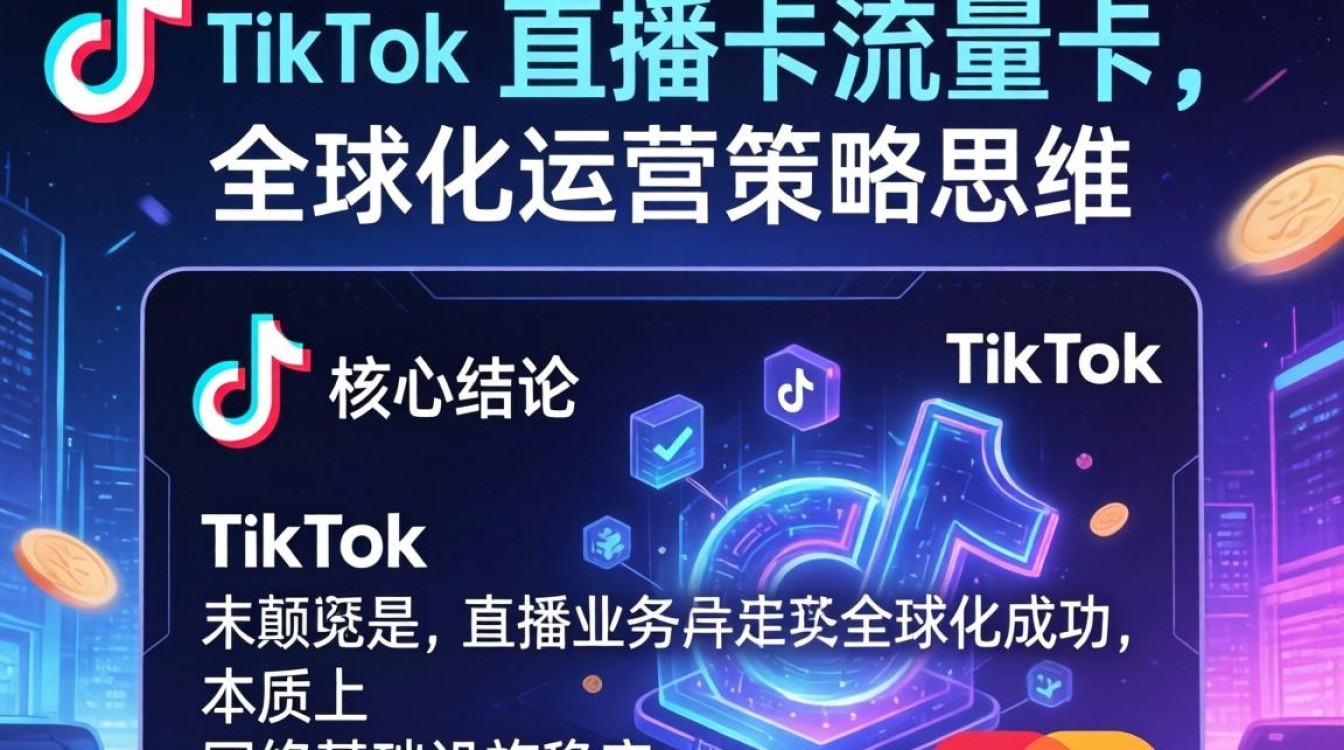 TikTok 直播卡流量卡 全球化运营策略思维