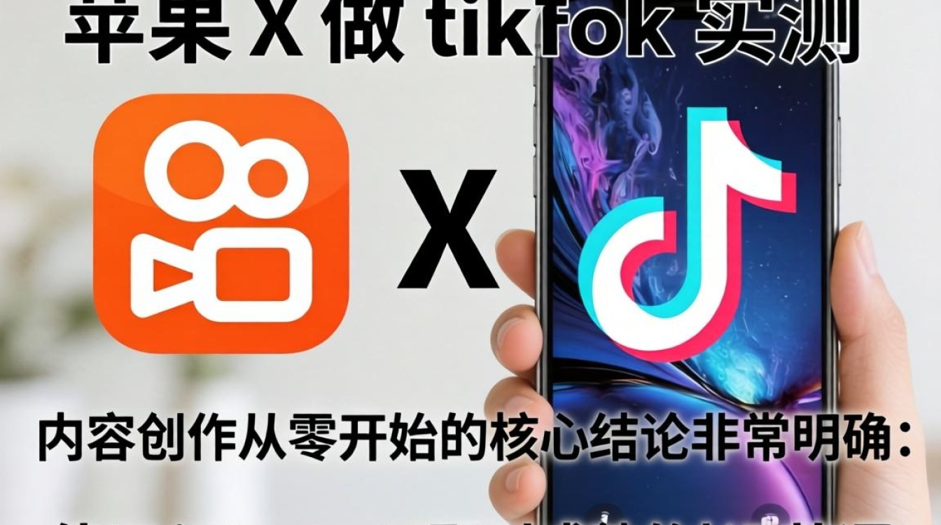 快手苹果 x 做 tiktok 实测