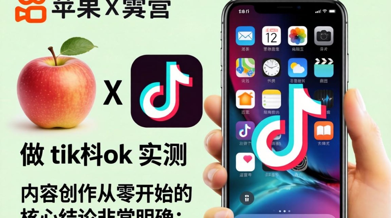 快手苹果 x 做 tiktok 实测