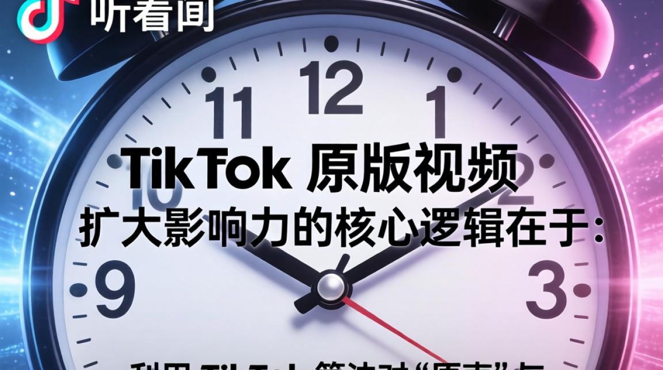 品牌营销听着时钟tiktok原版视频扩大影响力