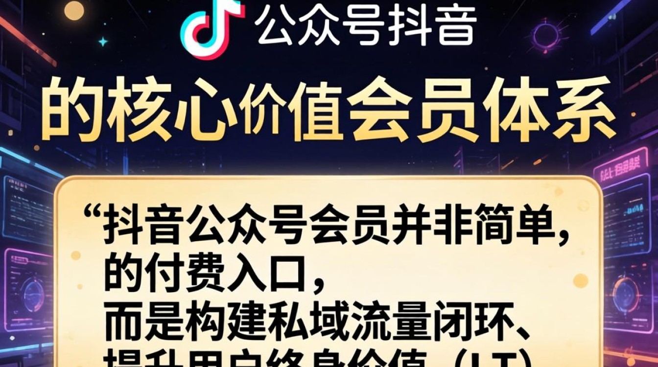 抖音公众号会员怎么用啊
