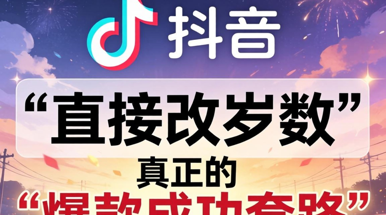 抖音怎么改自己岁数呢