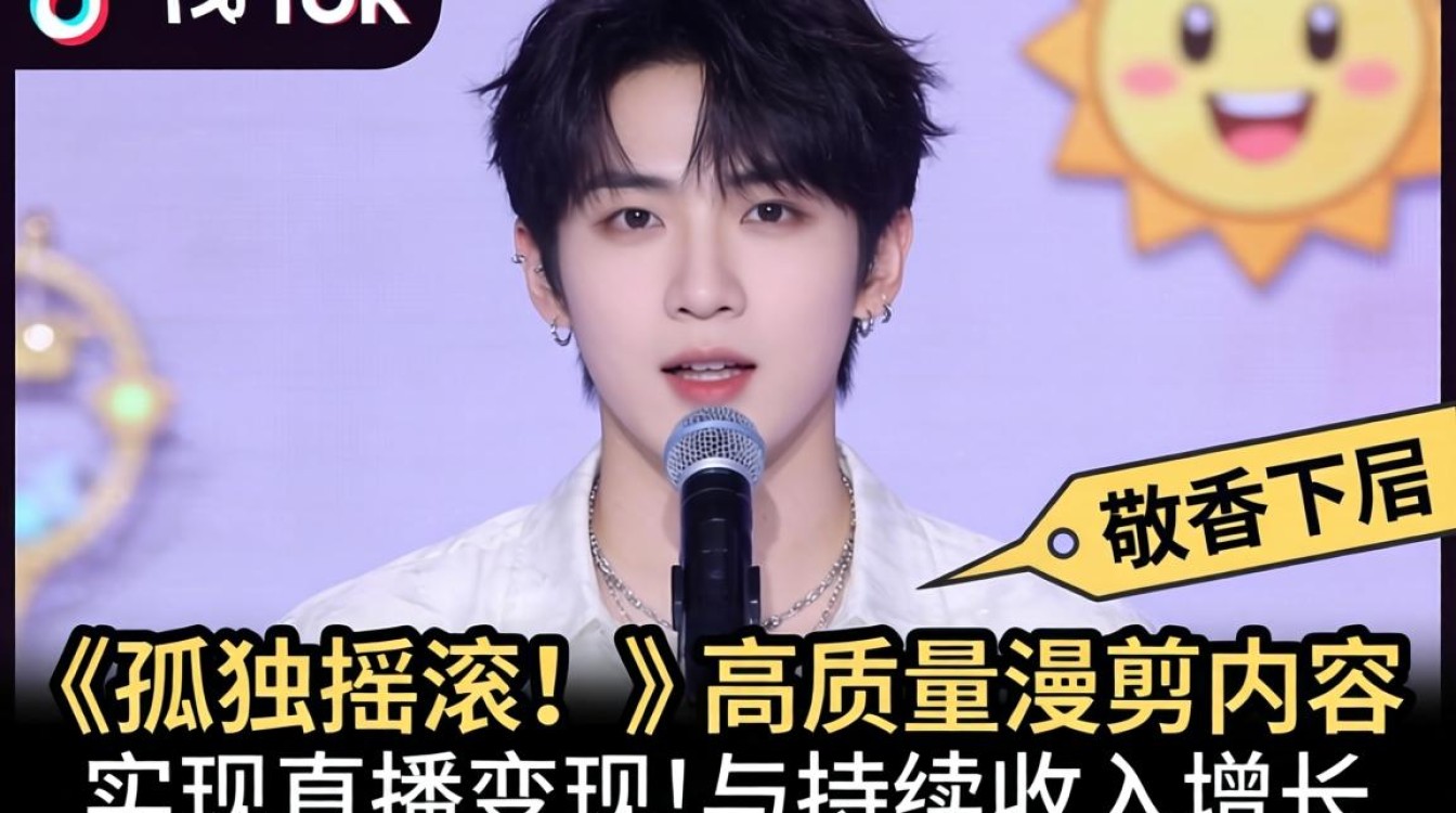 直播变现孤独摇滚漫剪TikTok如何持续收入增长