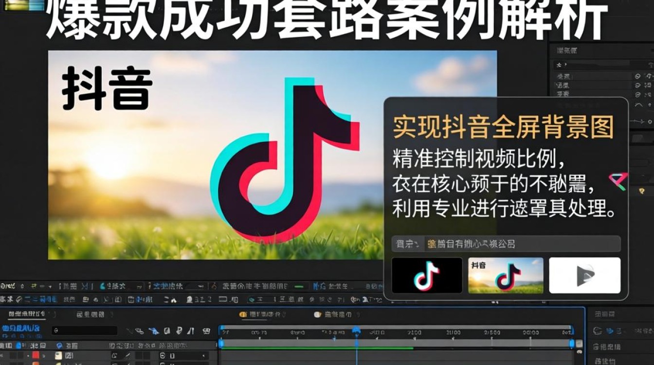抖音全屏怎么加背景图