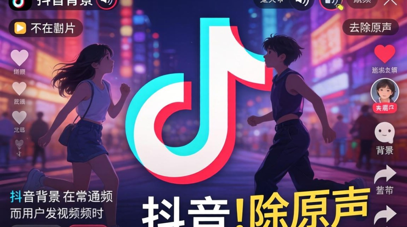 抖音背景图怎么去除原声