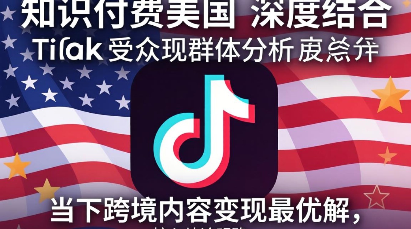 知识付费美国 TikTok 受众群体分析怎么做