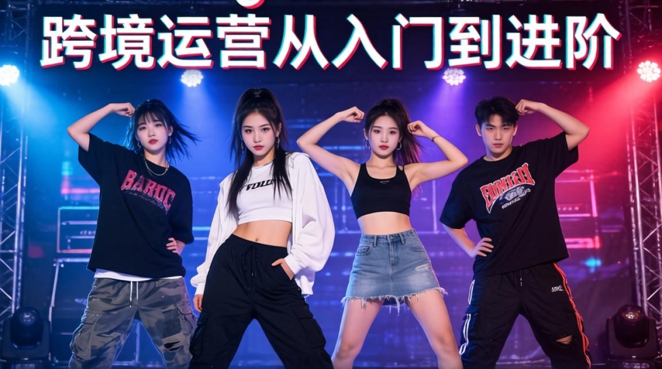 TikTok 舞蹈四人跨境运营从入门到进阶