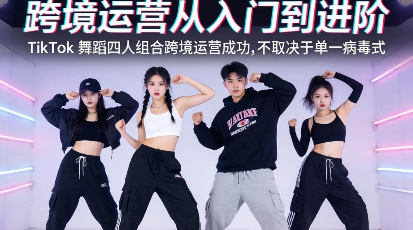 TikTok 舞蹈四人跨境运营从入门到进阶