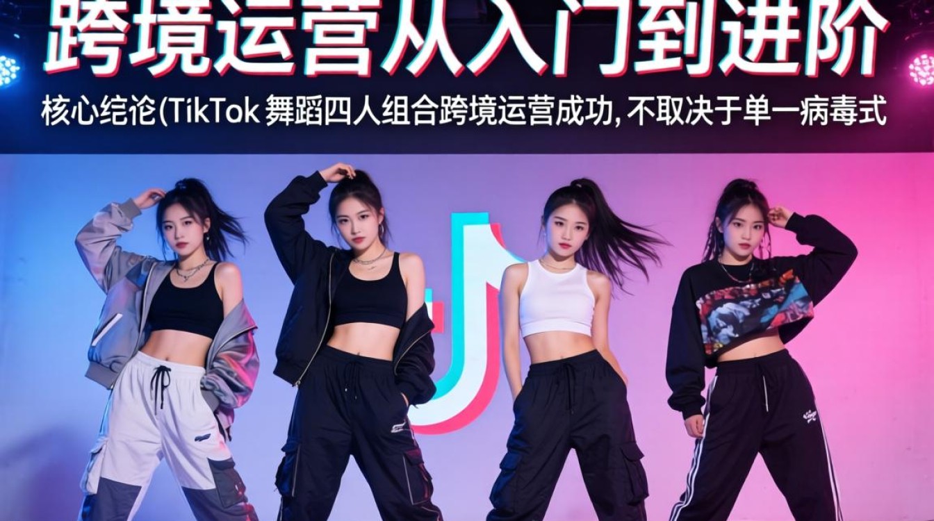 TikTok 舞蹈四人跨境运营从入门到进阶