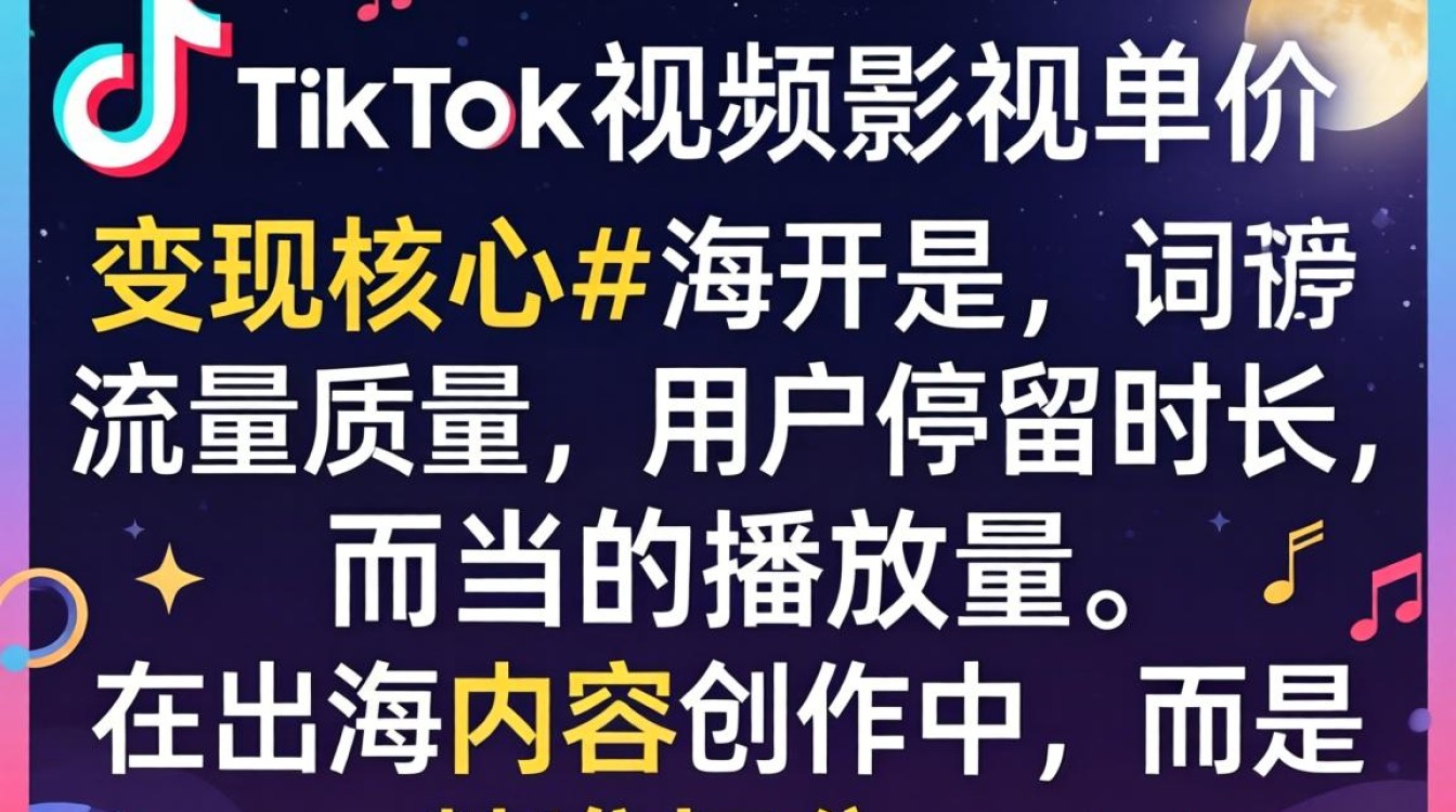 TikTok 中视频影视单价是多少