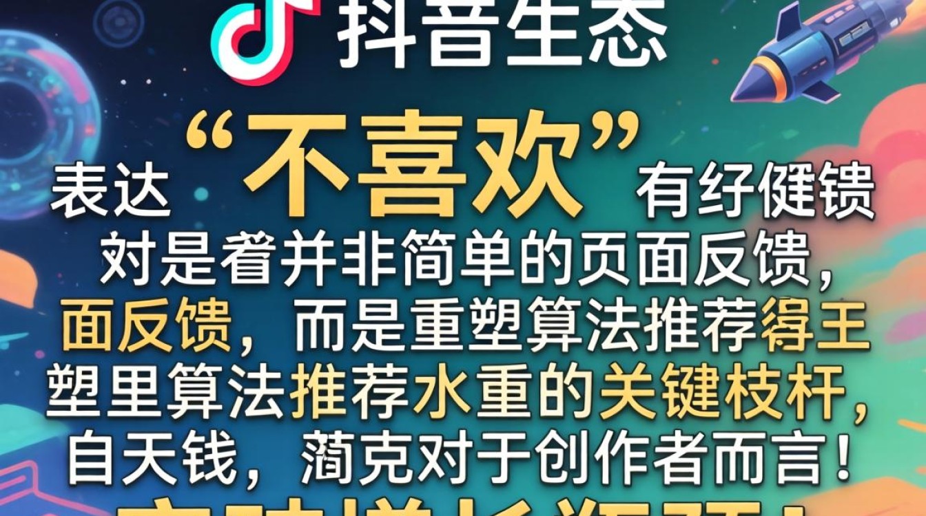 刷抖音时怎么表示不喜欢